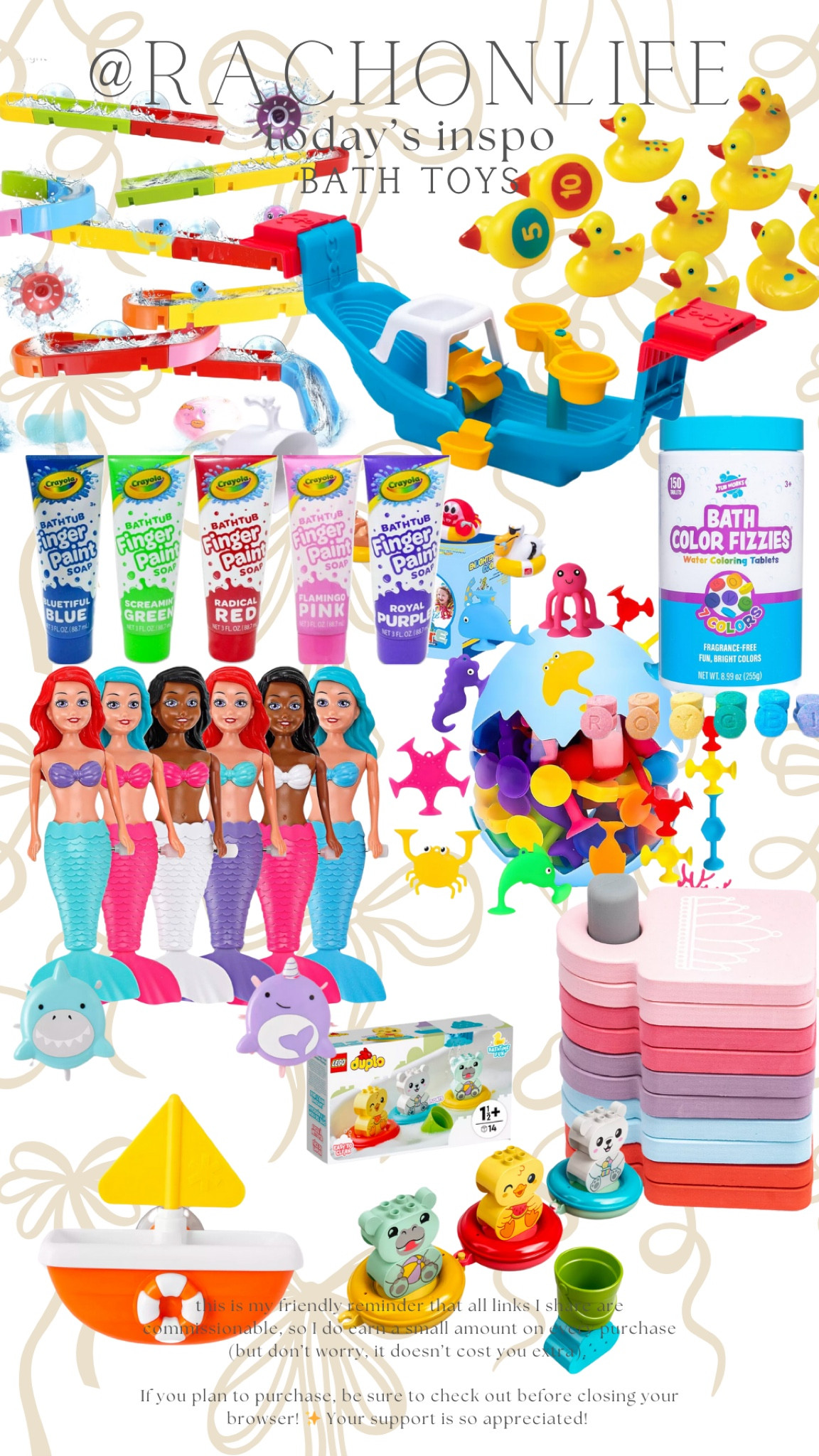 Bath toy inspo for little ones! These gifts are great to leave at grandmas 🤣

#LTKBaby #LTKGiftGuide #LTKFindsUnder50