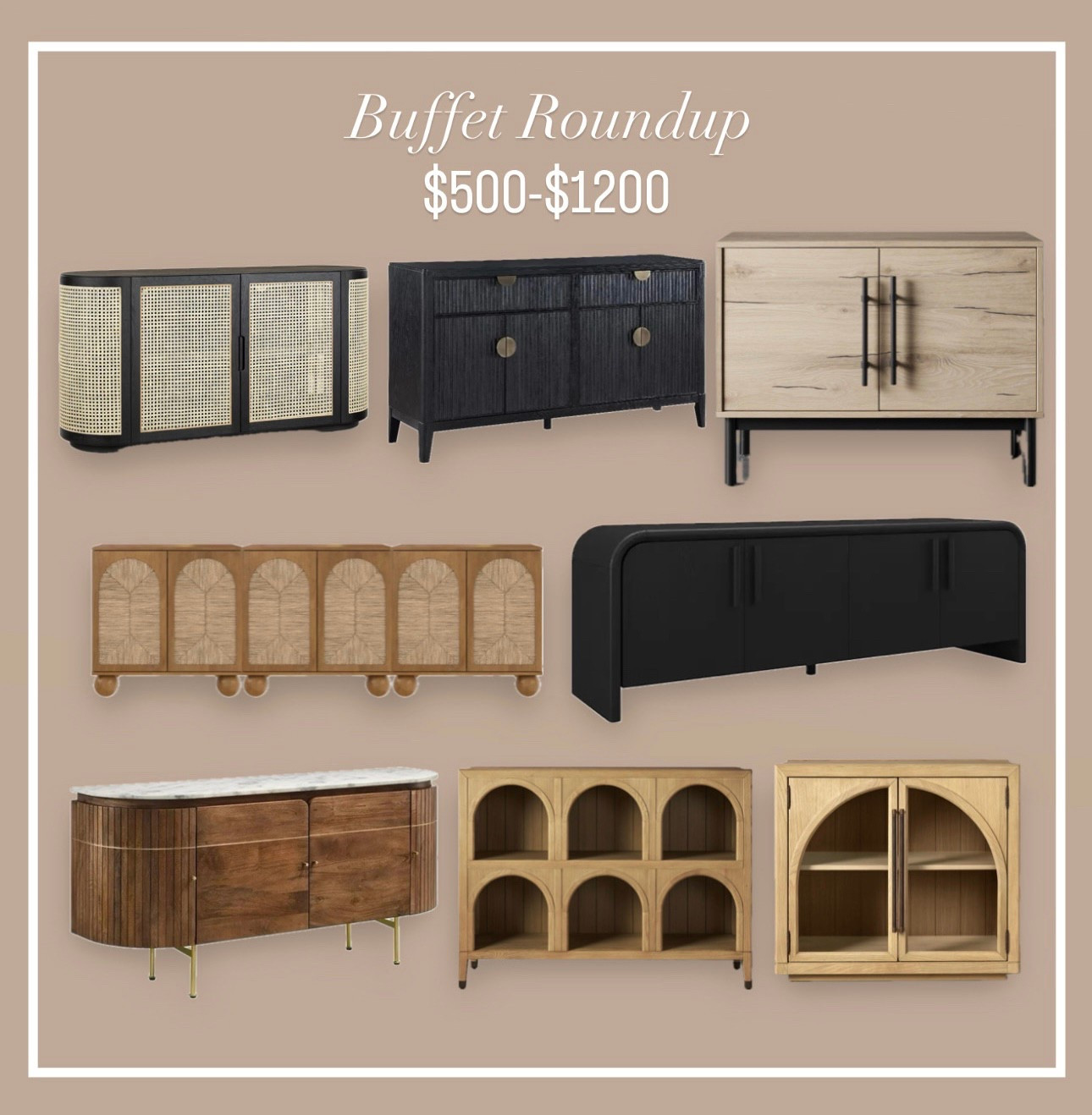 Mid budget buffet options $500-$1200

#LTKHome #LTKSaleAlert #LTKStyleTip