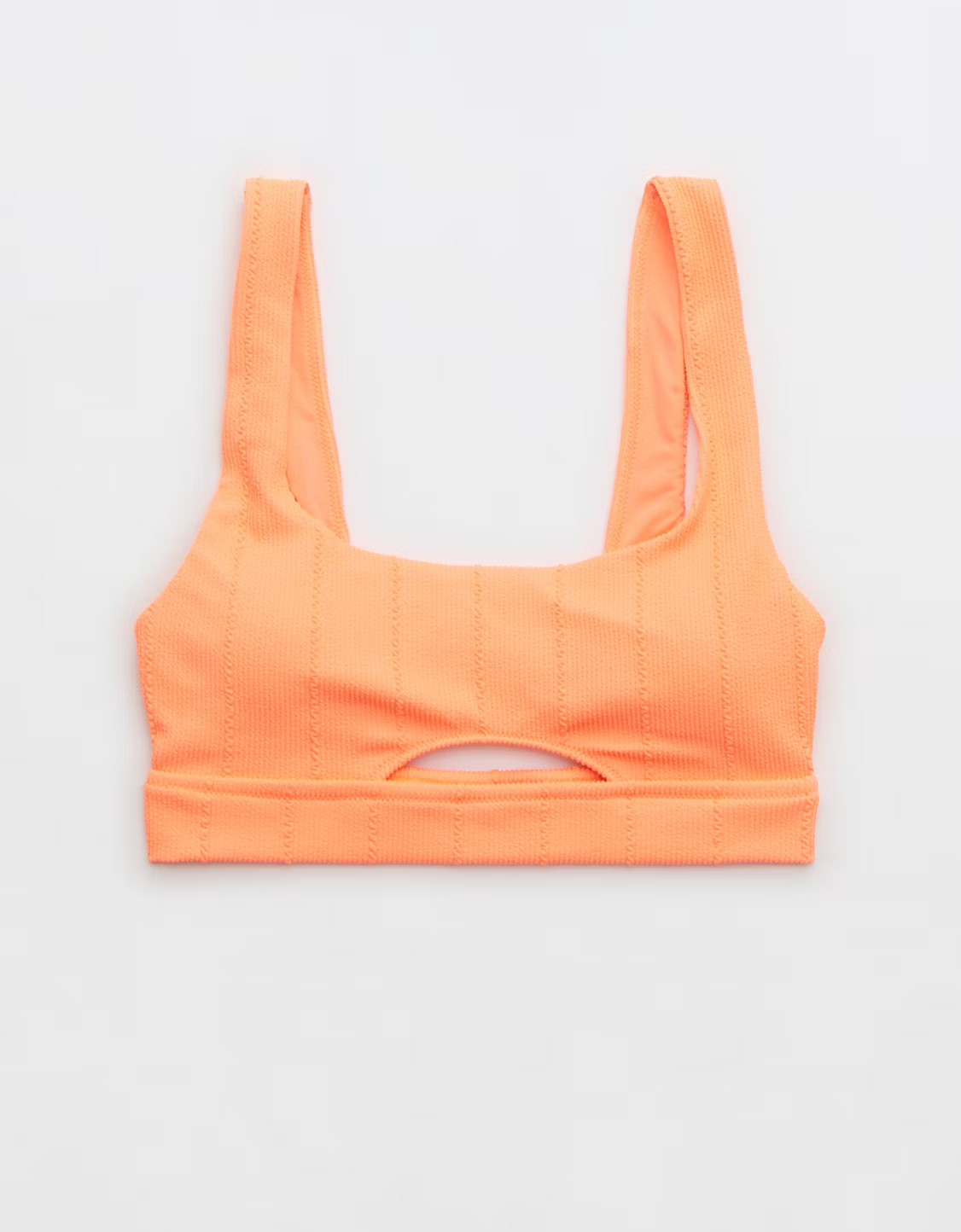 Aerie Crinkle Cut Out Scoop Bikini Top | American Eagle Outfitters (US & CA)