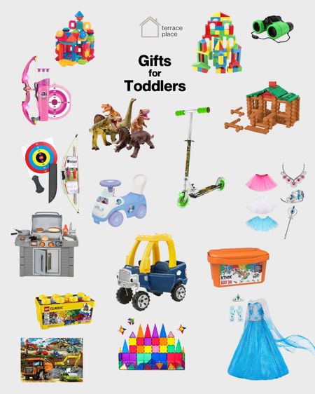 Gifts for toddlers! Rounded up the kids favorite toys and activities for kids gift ideas - all the things they play with on the regular 🎁 

#LTKkids #LTKGiftGuide #LTKfamily