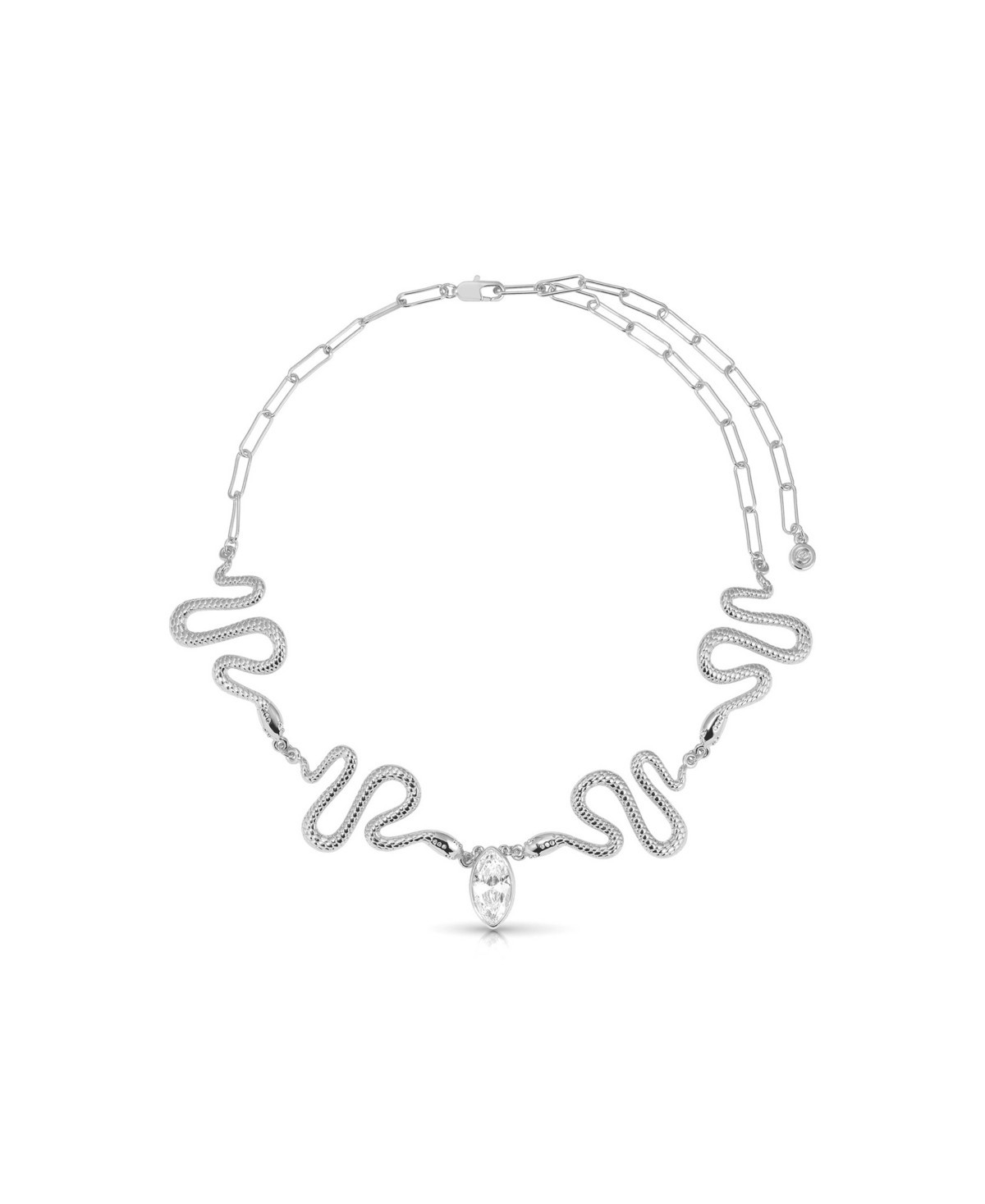 Ettika Serpentina Choker Necklace - Silver | Macy's