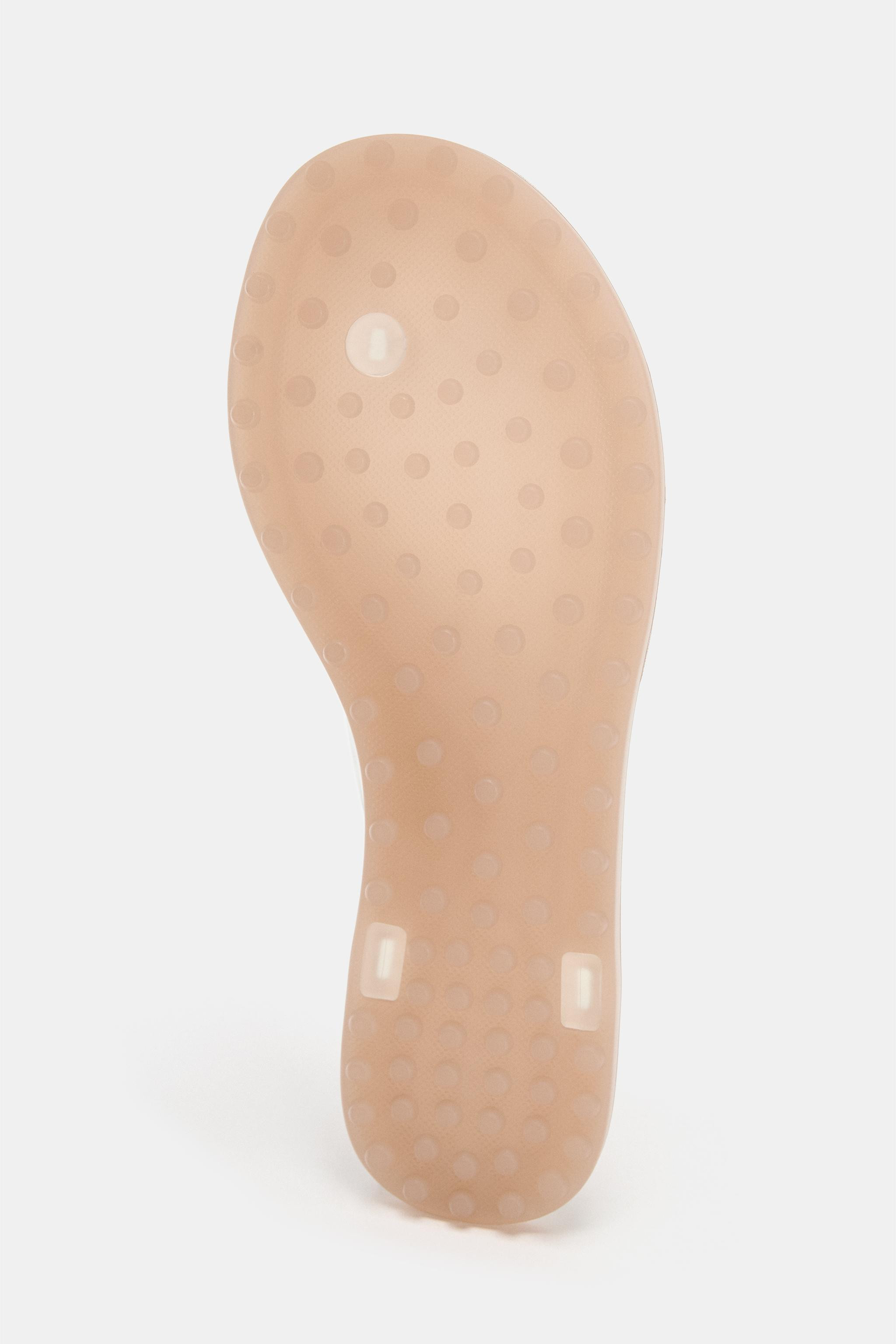 FLAT VINYL SANDALS | Zara UK