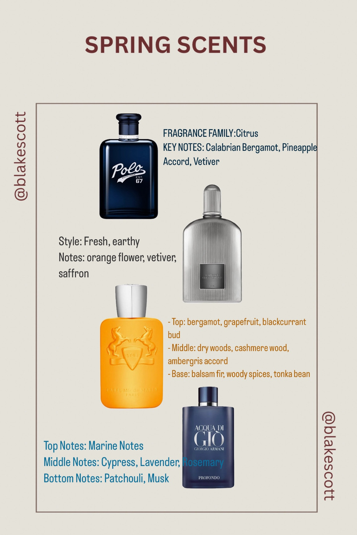 Spring scents are fresh, bright, snd woody. Here are some I personally own. What else should I pick up? 

#LTKmens #LTKbeauty #LTKstyletip