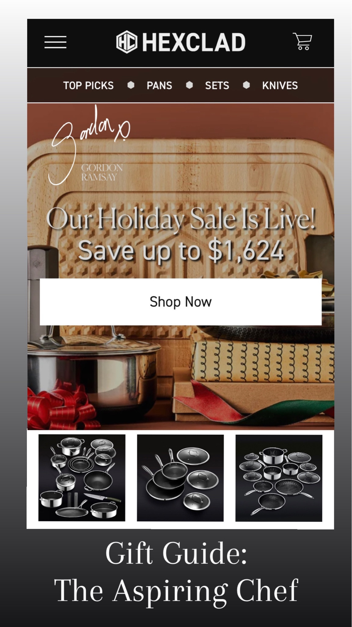 Gift Guide for the aspiring chef | cook on your list ✨ 
The best nonstick pans with a lifetime warranty- on sale right now! 

#LTKGiftGuide #LTKfamily #LTKsalealert