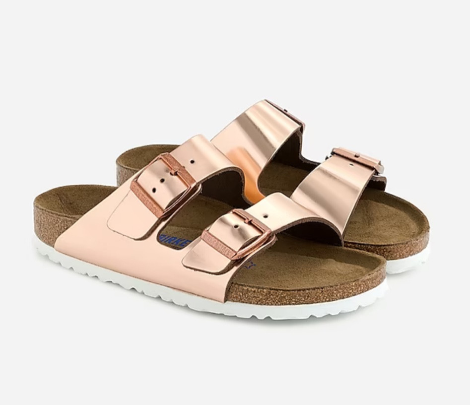 My most worn Metallic Birks are back, I have them in gold & silver! And if you have a J.Crew card you can use your Passport rewards! 

#LTKshoecrush