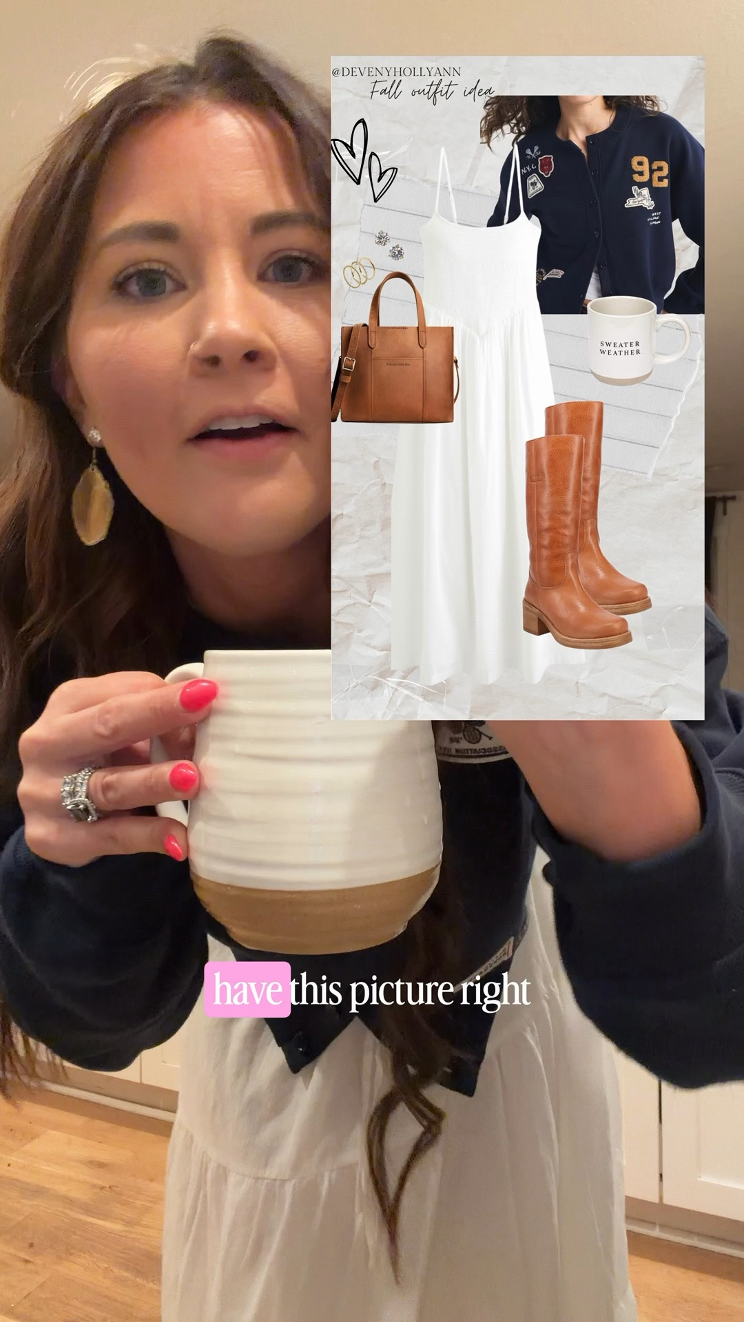 Is it cute… or is it a graphic? 👀

Turns out, it’s pretty dang cute. And your outfit inspo doesn’t have to be an exact copy to work. Same vibe, same formula, use what you already have in your closet. Although I’ll admit… I had a suspicious amount of the exact pieces for this one 😂