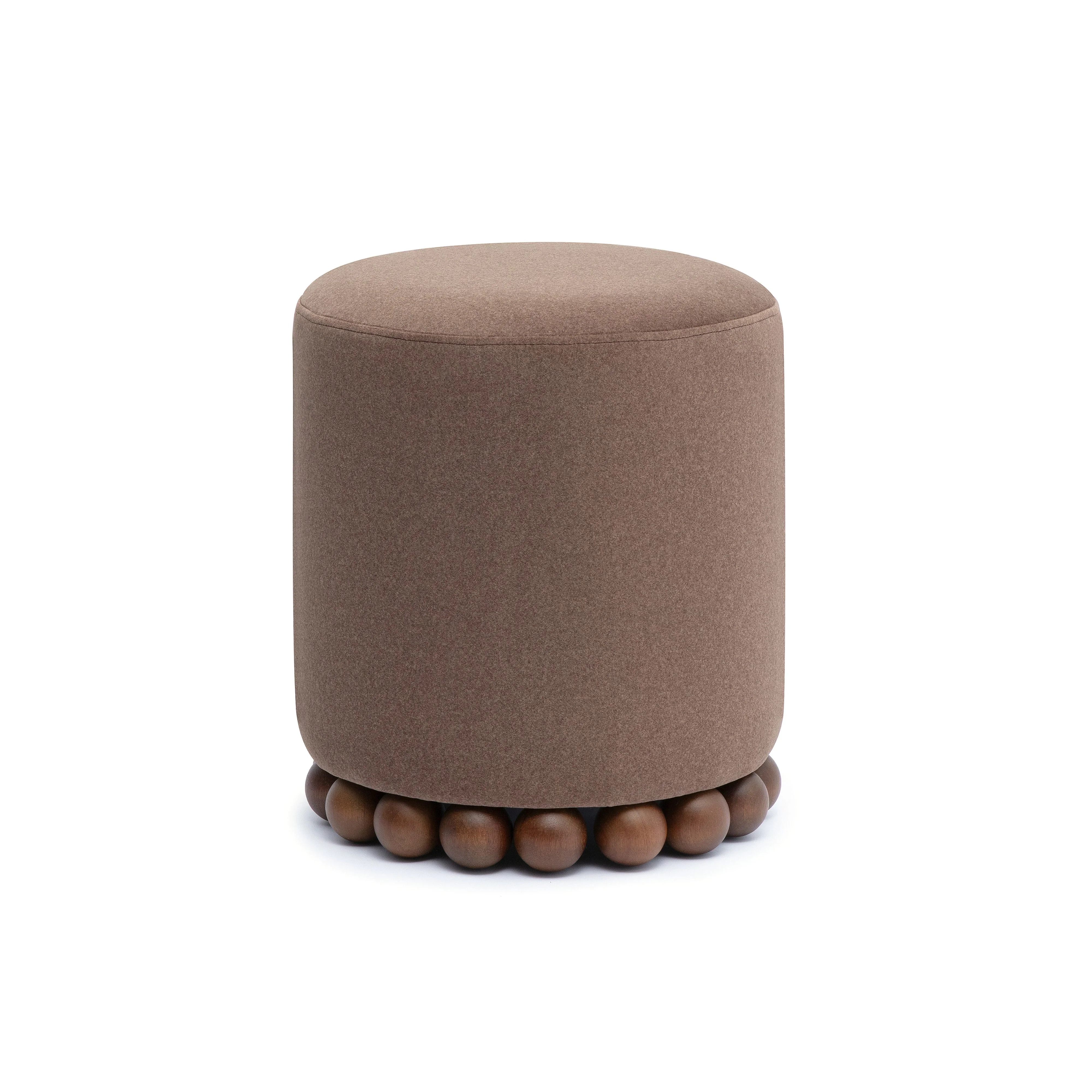 Dex Dark Olive Green Performance Vegan Mohair Ottoman | Wayfair North America
