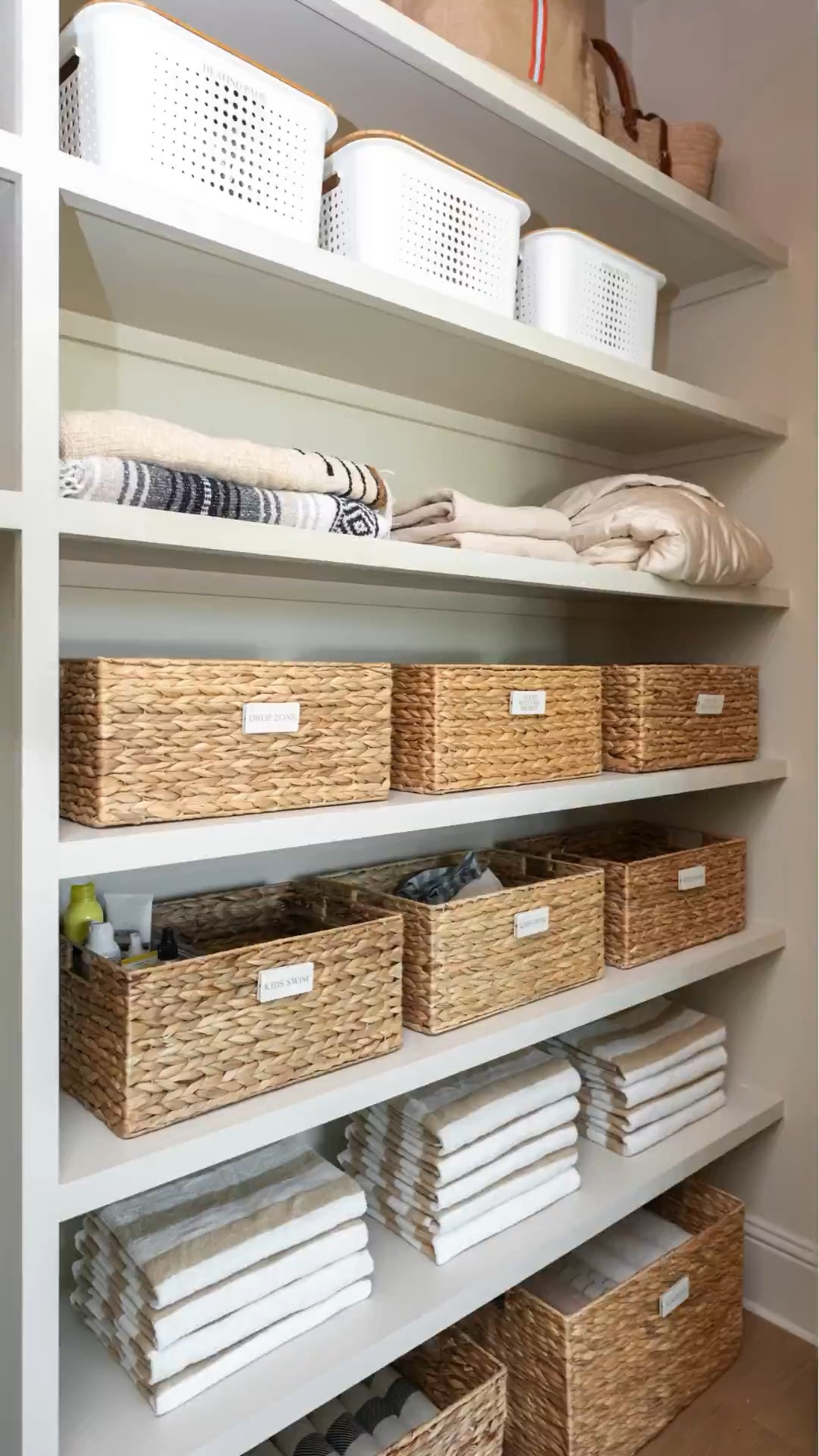 Cedar & Oak guest closet provides beautiful, functional storage while maintaining the calm desired in a guest space 🤍

#LTKFindsUnder100 #LTKHome #LTKFindsUnder50