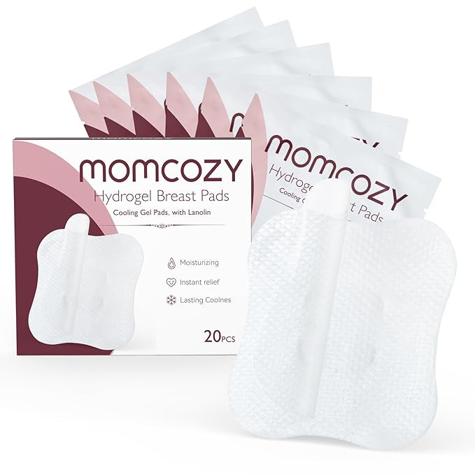 Momcozy Hydrogel Nipple Pads with Soothing Lanolin, Soothies Gel Nursing Pads Provide Instant Coo... | Amazon (US)