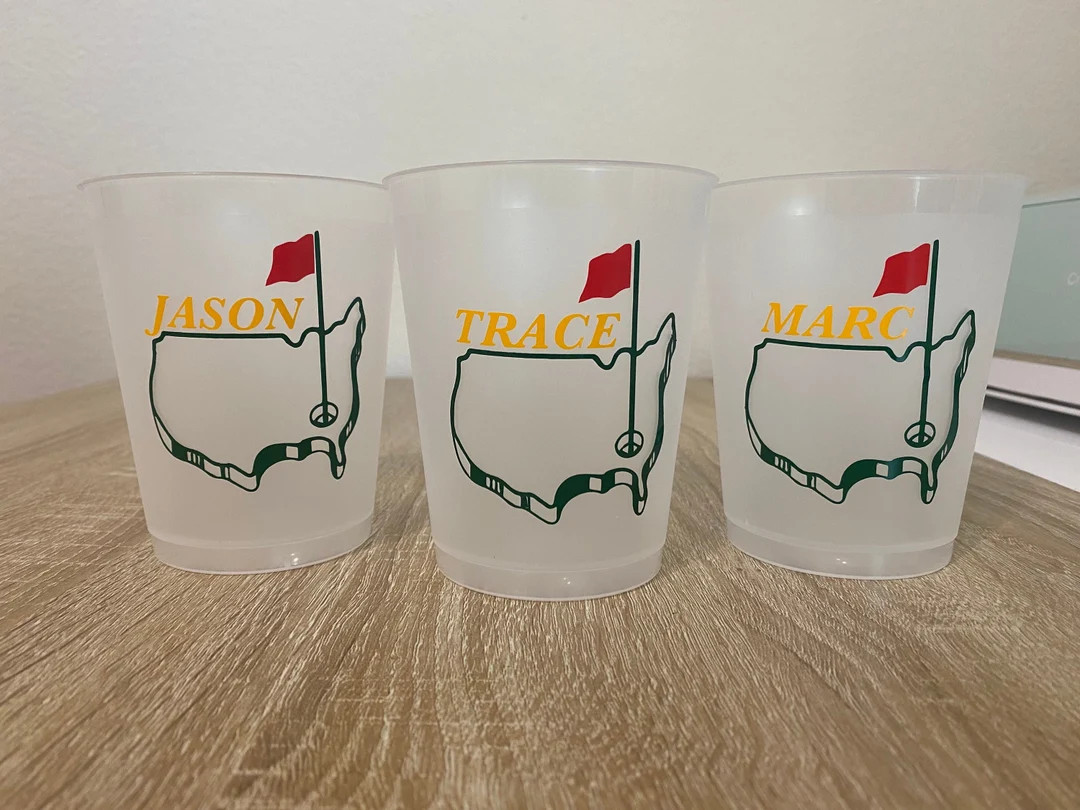 Personalized Golf Cups: Golf Tournament Favors, Bachelor Party Favors | Etsy (US)