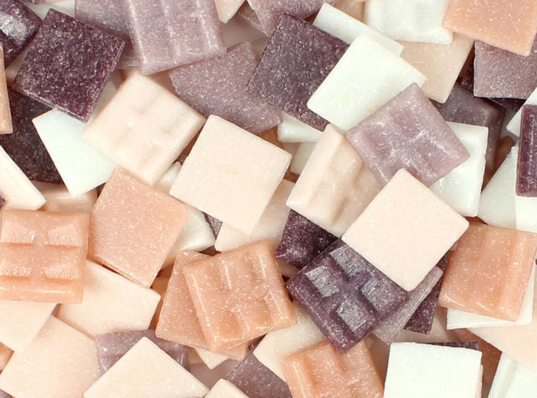 Mosaic Tiles/ Purple & Blush Pink Mix 3/4" (20mm) 1/2 pound (+/- 75pc) Glass Vitreous tiles//Mosa... | Etsy (US)