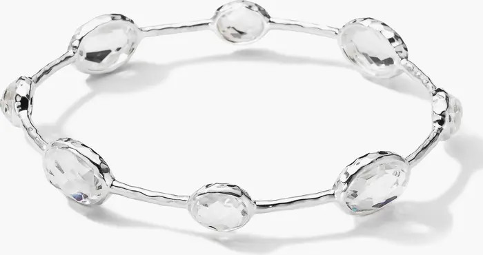 'Rock Candy' 8-Stone Sterling Silver Bangle | Nordstrom