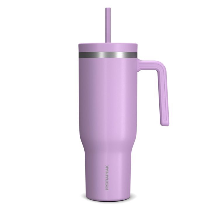 Hydrapeak Voyager 40oz Tumbler with Handle and Straw Mauve | Target