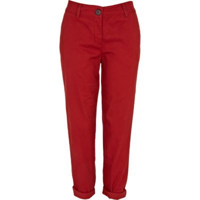 Red chinos | River Island (US)