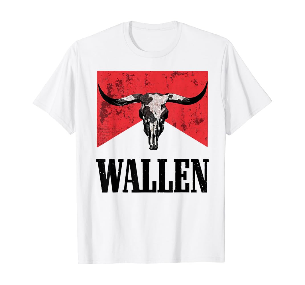 Country Music Western Cow Skull T-Shirt | Amazon (US)