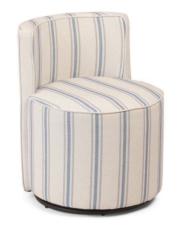 Striped Swivel Chair | TJ Maxx