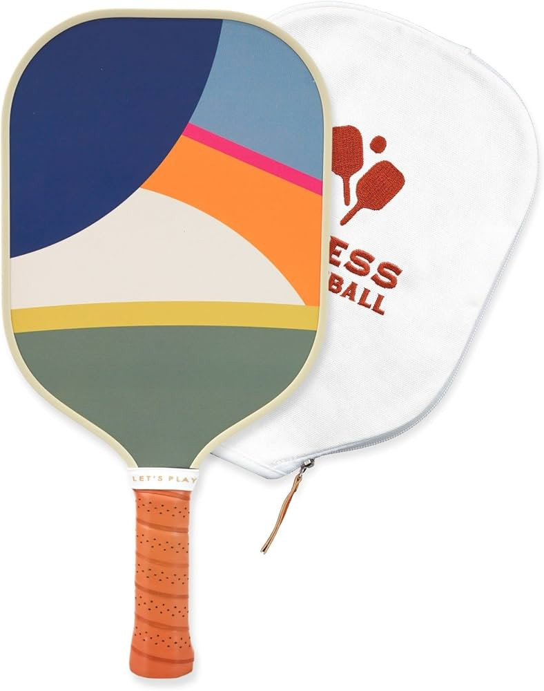 Recess Pickleball Single Paddles - Fiberglass Surface, Honeycomb Core - Sweatproof Foam Comfort G... | Amazon (US)
