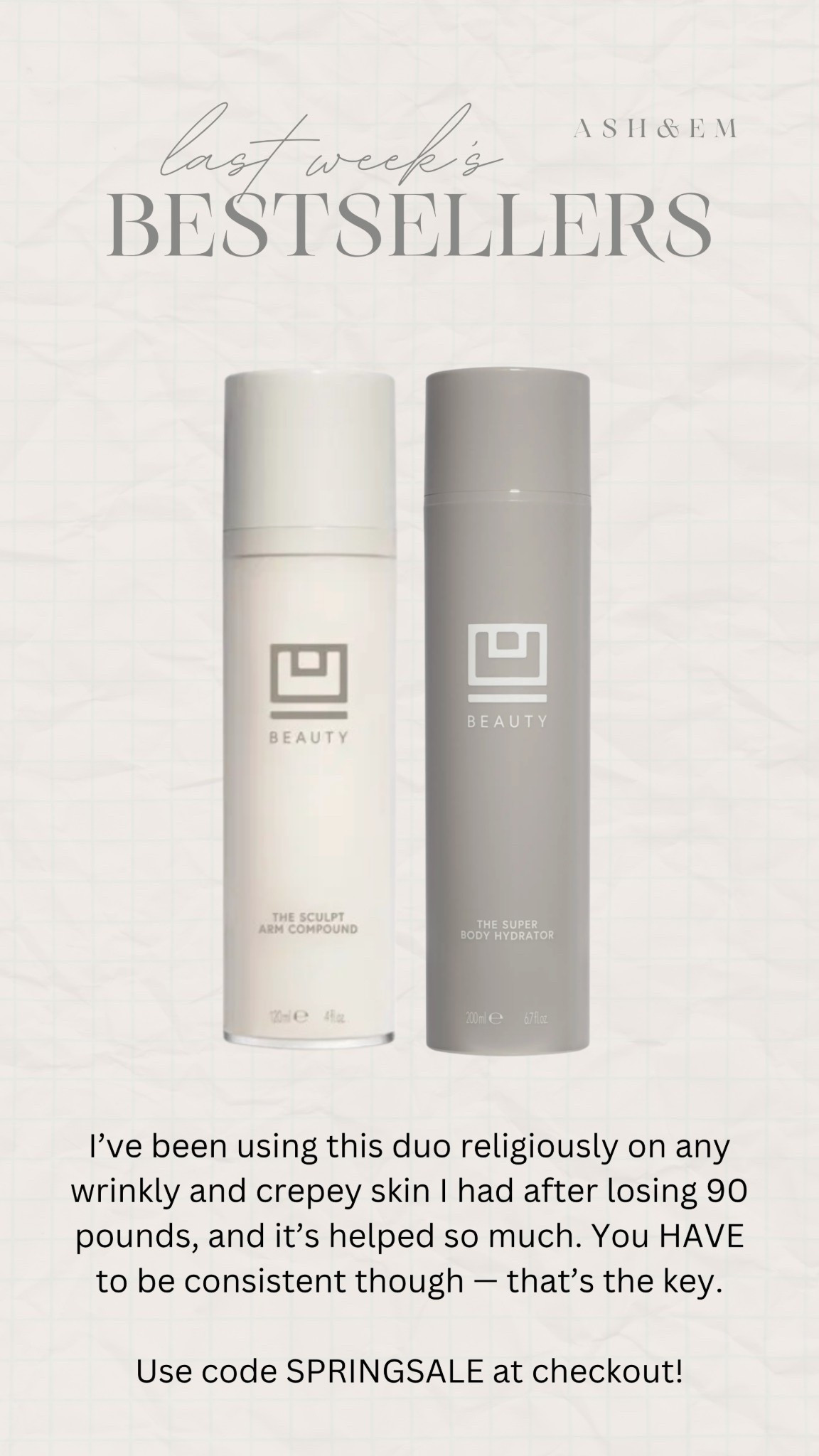 I use this duo religiously!! Use code SPRINGSALE at checkout!


#LTKSaleAlert