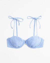 Women's Tie-Strap Underwire Bikini Top | Women's New Arrivals | Abercrombie.com | Abercrombie & Fitch (US)