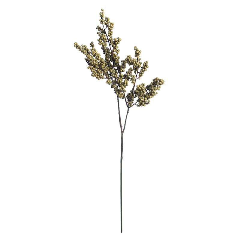 Green Bubble Berry Stem, 26" | At Home
