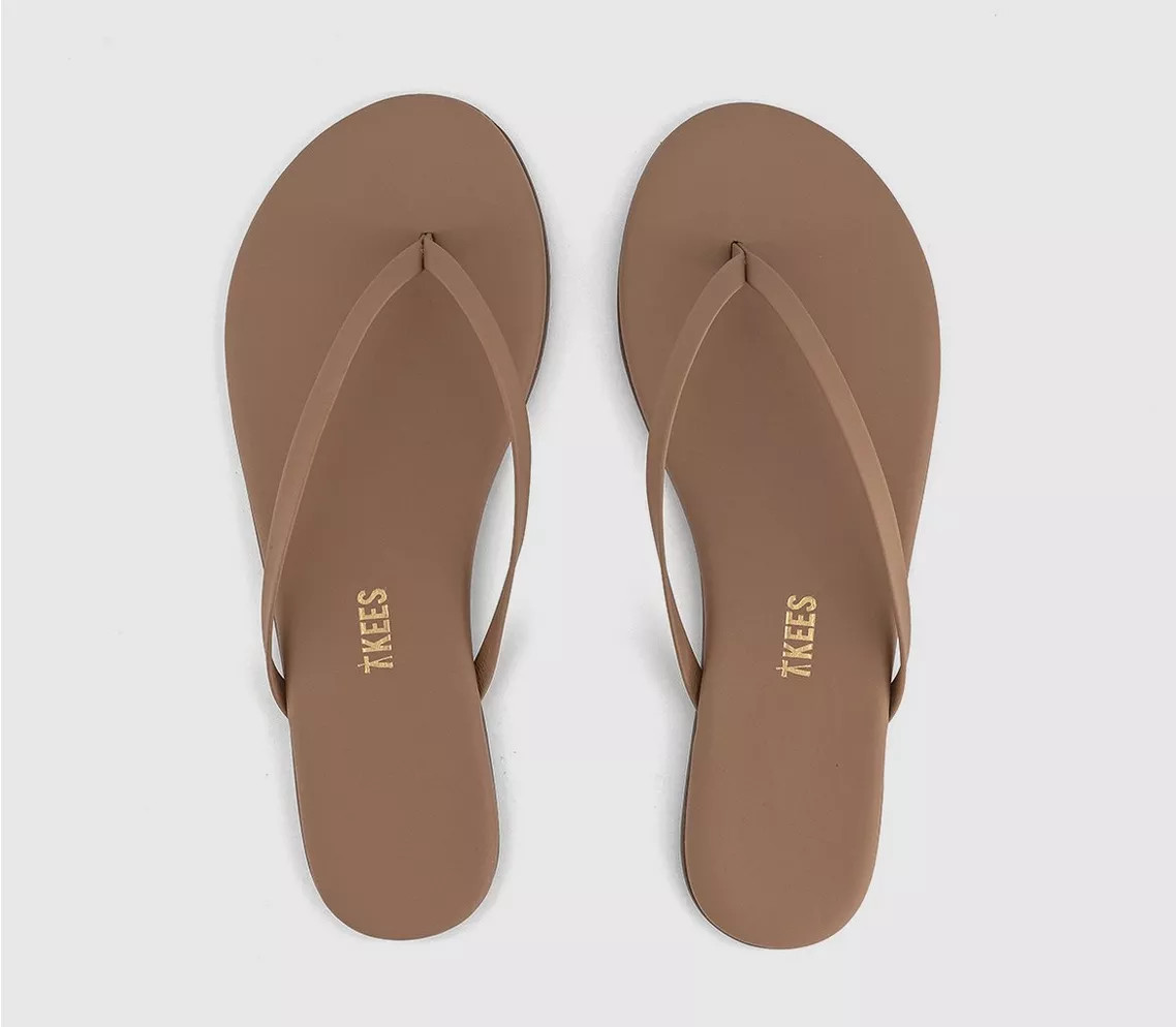TKEES Lily Nude Foundations Flip Flops Cocobutter - Women’s Sandals | Office Shoes (UK)