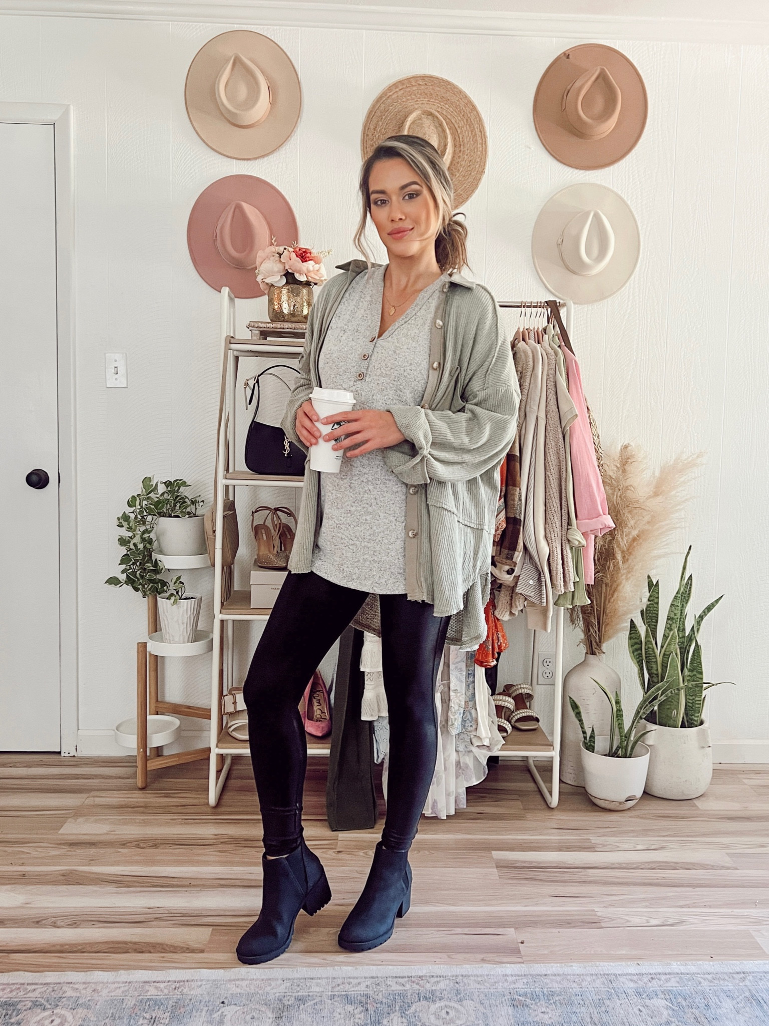 Fall outfit inspo. Use code 25SURPRISE

Spanx
Olive Shacket 
Magnolia Boutique 

#LTKfindsunder50 #LTKSeasonal #LTKsalealert