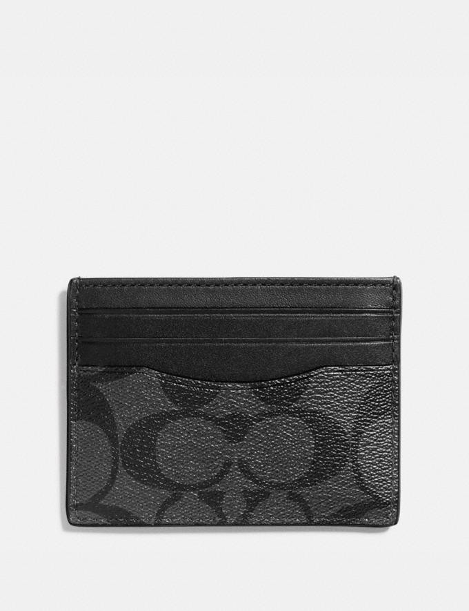 Slim Id Card Case in Signature Canvas | Coach Outlet US