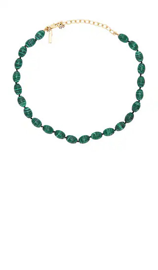 Baroque Collar Necklace in Malachite | Revolve Clothing (Global)