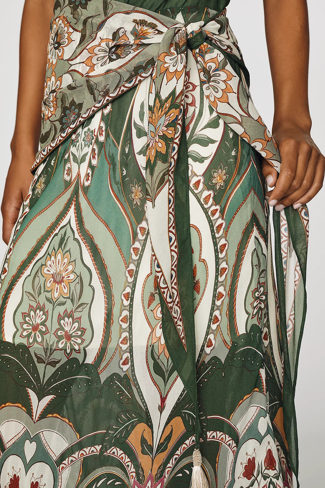 Farm Rio x Anthropologie Fit-and-Flare Maxi Dress | Anthropologie (US)