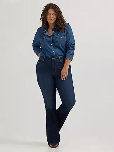 Women's Wrangler Bespoke High Rise Flare Jean in Madilyn | Wrangler