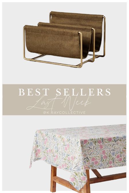 Here’s our best selling items in home last week!  This chic leather and gold mail sorter along with this spring floral table cloth. 

#TargetHome #MailSorter #Tablecloth #Tablesetting #SpringHomeDecor #HomeDecor 


#LTKfindsunder50 #LTKxTarget #LTKhome