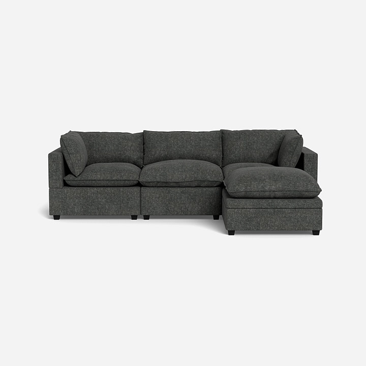 Kova Sofa + OttomanCharcoal / Storage | Albany Park