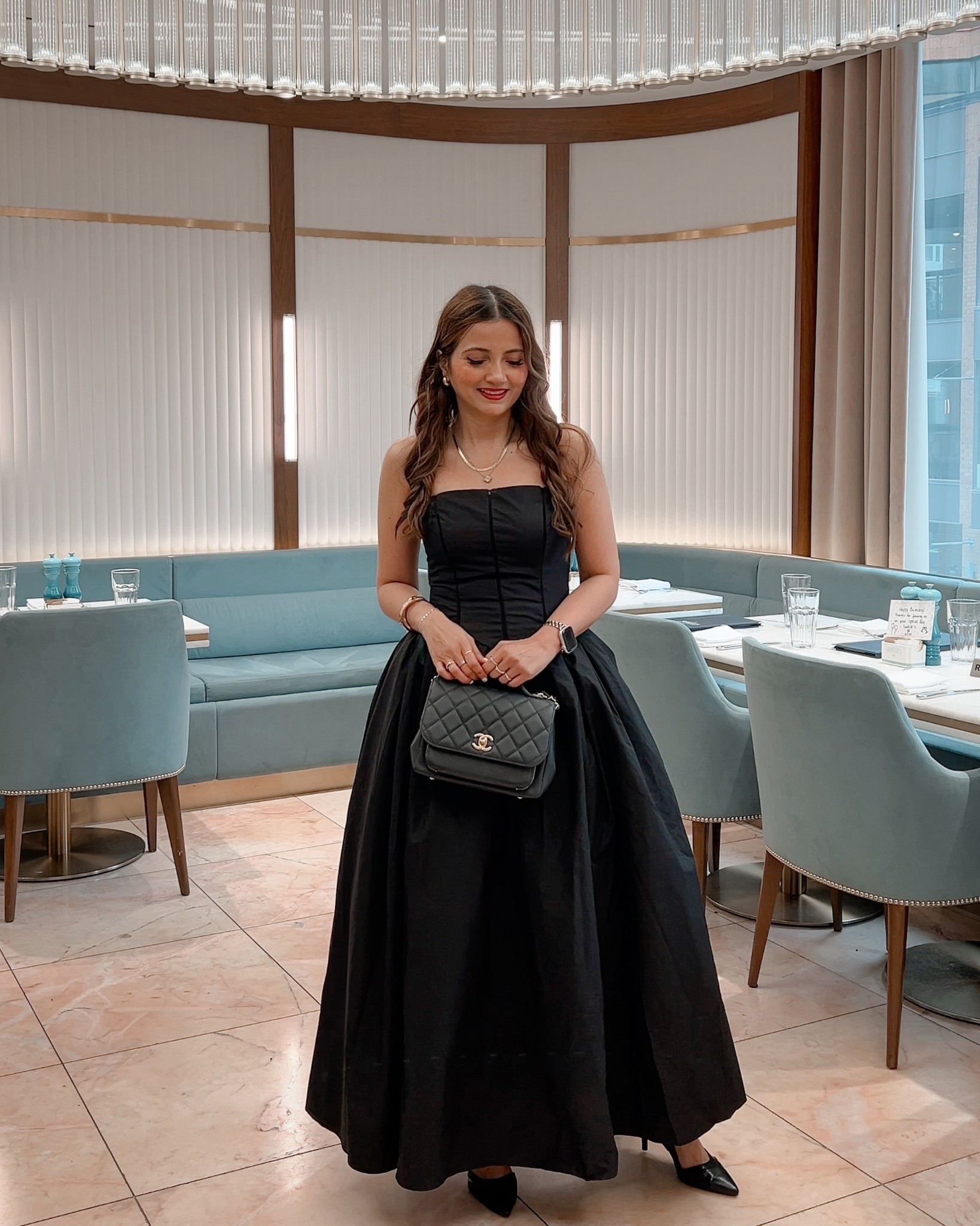 black dress chanel business affinity bag 

#LTKdresses #LTKwedding #LTKcanada