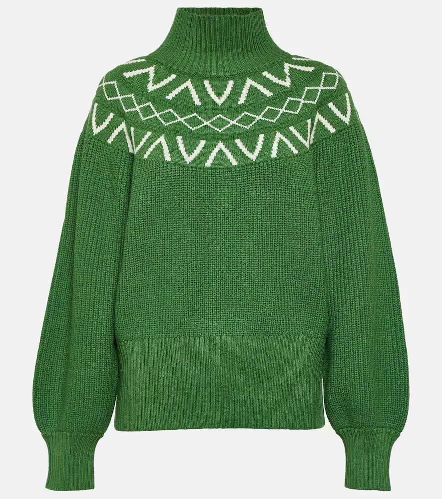Varley Marcie Fair Isle turtleneck sweater | Mytheresa (UK)