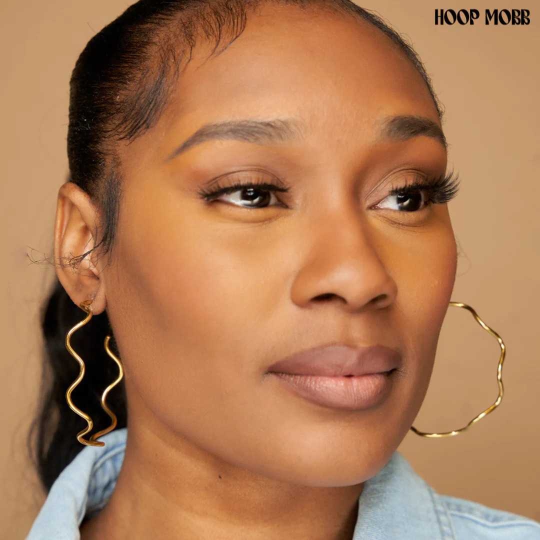 PIPE CLEANER HOOPS - GOLD | hoopmobb