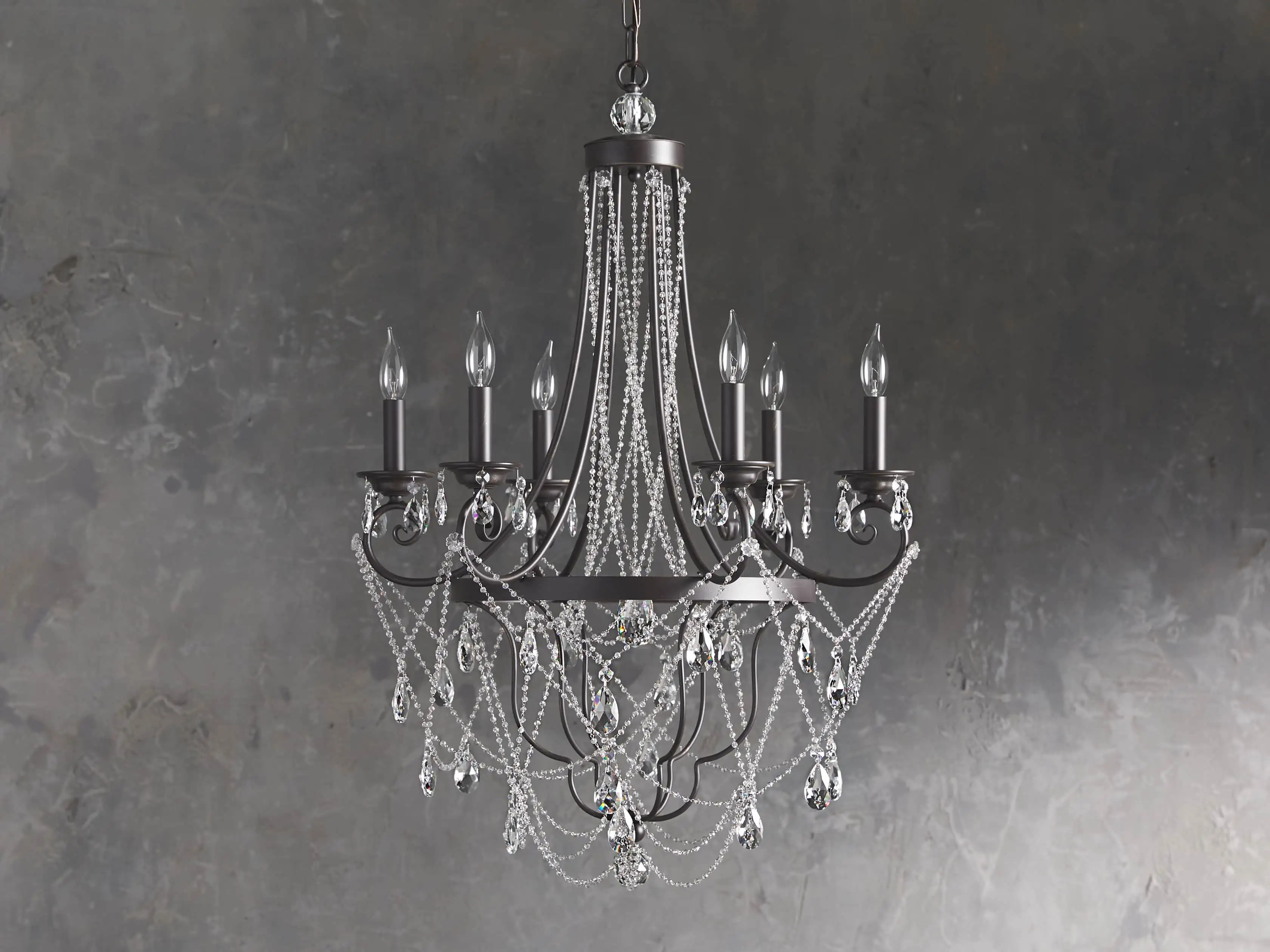 Collier 6-Light Chandelier | Arhaus