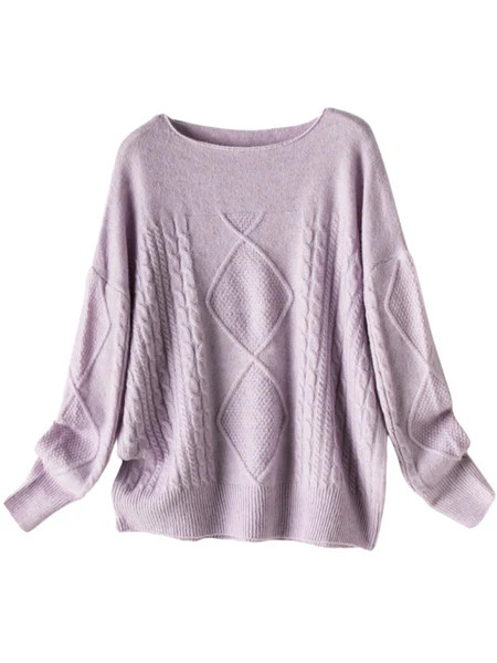 'Kitty' Boat Neck Cable Knit Sweater | Goodnight Macaroon