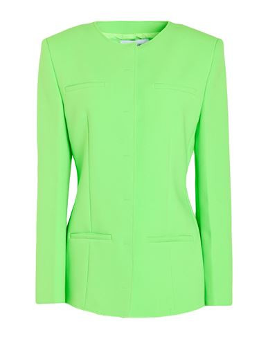 Msgm Woman Blazer Light green Size 0 Polyester, Viscose, Elastane | YOOX (US)