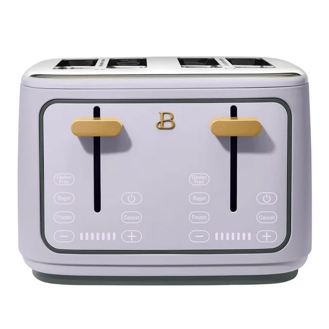 Beautiful 4-Slice Toaster with Touch-Activated Display, Lavender by Drew Barrymore | Walmart (US)