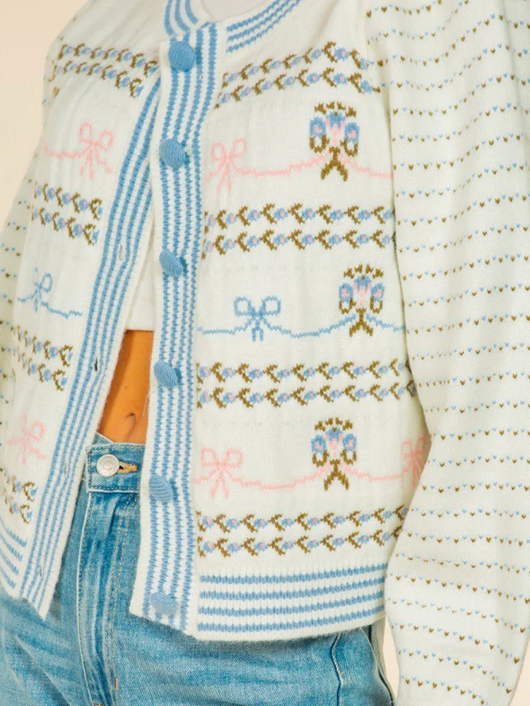 Madison Bow Cardigan | Confête