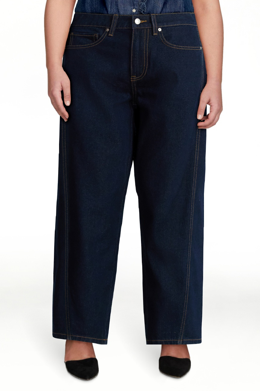 Free Assembly Women's and Women's Plus Barrel Ankle Jeans, 27" Inseam, Sizes 0-26 | Walmart (US)