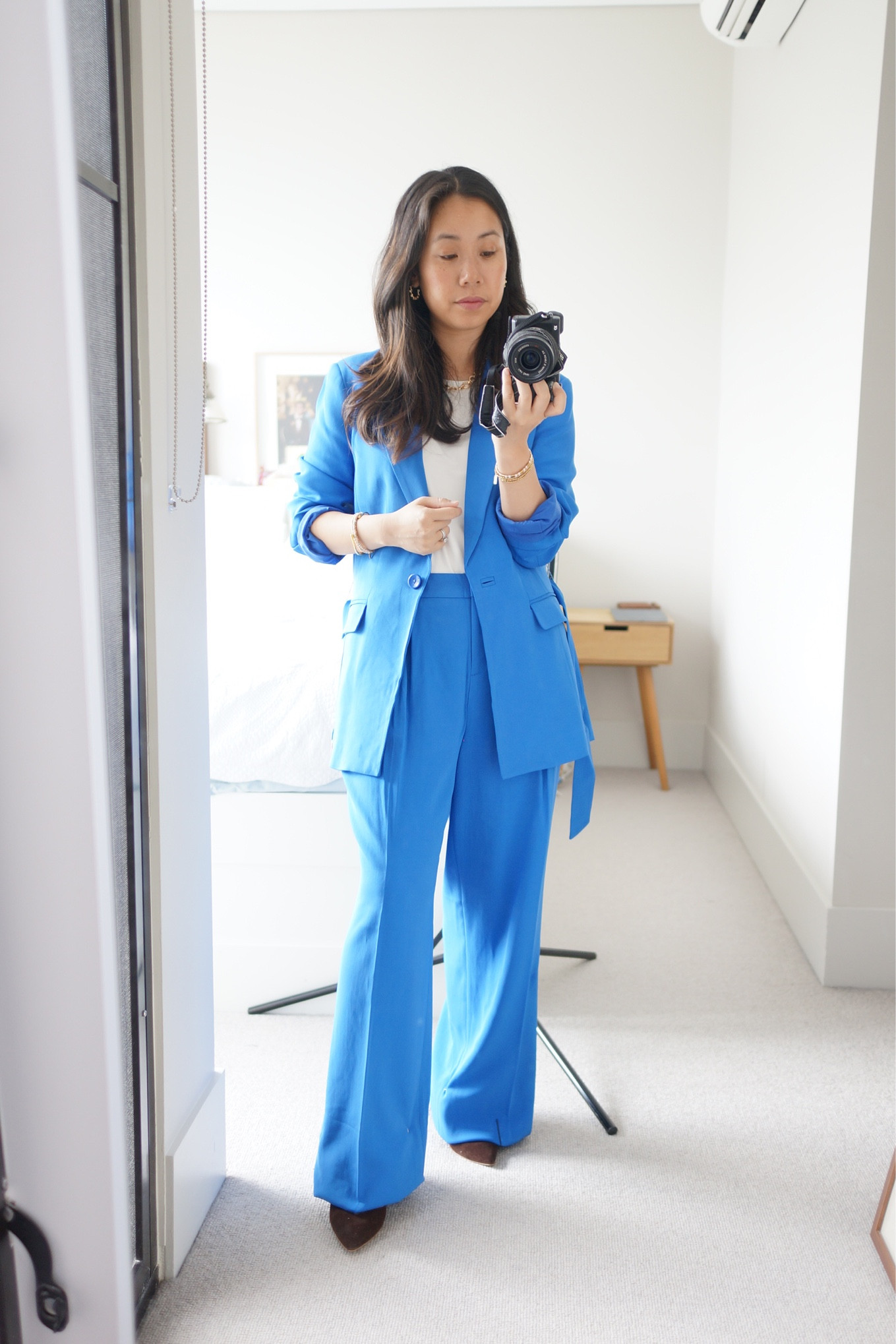 I’ve linked the pieces from both Myer & The Iconic depending on where you like to shop - Size S in the tee, size AU 8 in the suiting separates.

#LTKworkwear #LTKaustralia #LTKSeasonal