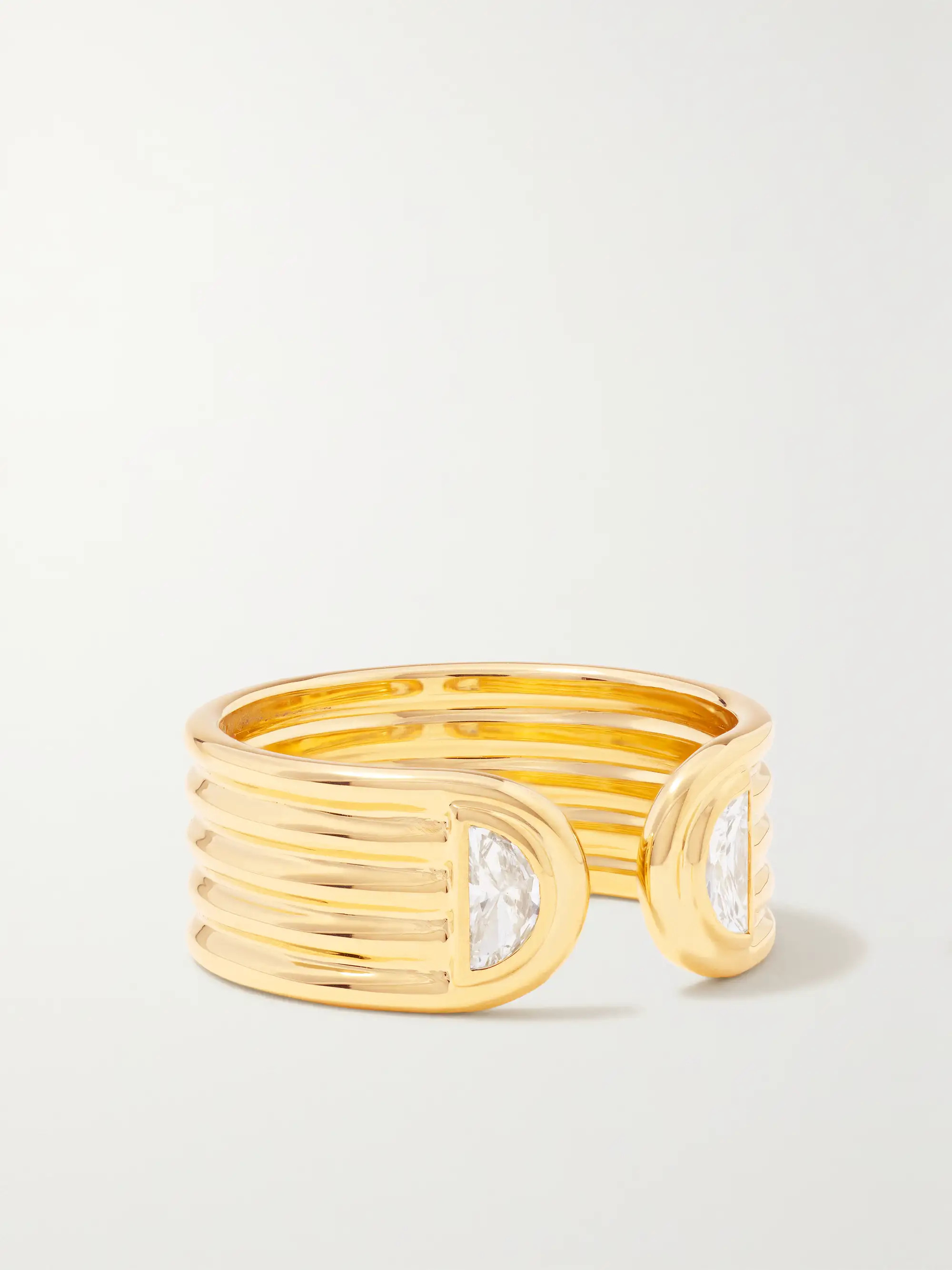 Marmara 18-karat gold diamond ring | NET-A-PORTER (US)