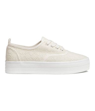 Platform Sneakers in Lace | H&M (US)