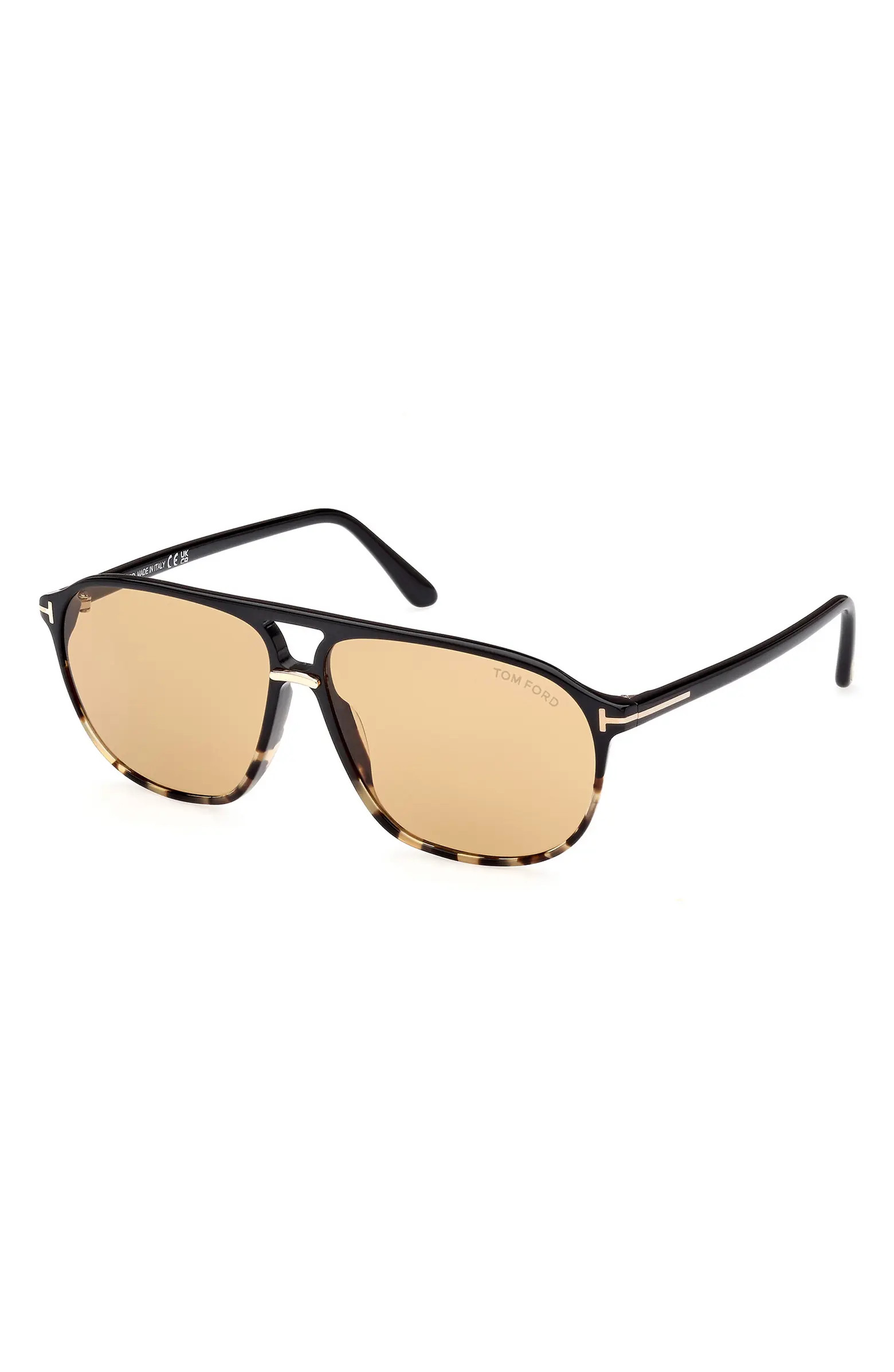 TOM FORD Bruce 61mm Polarized Navigator Sunglasses | Nordstrom | Nordstrom