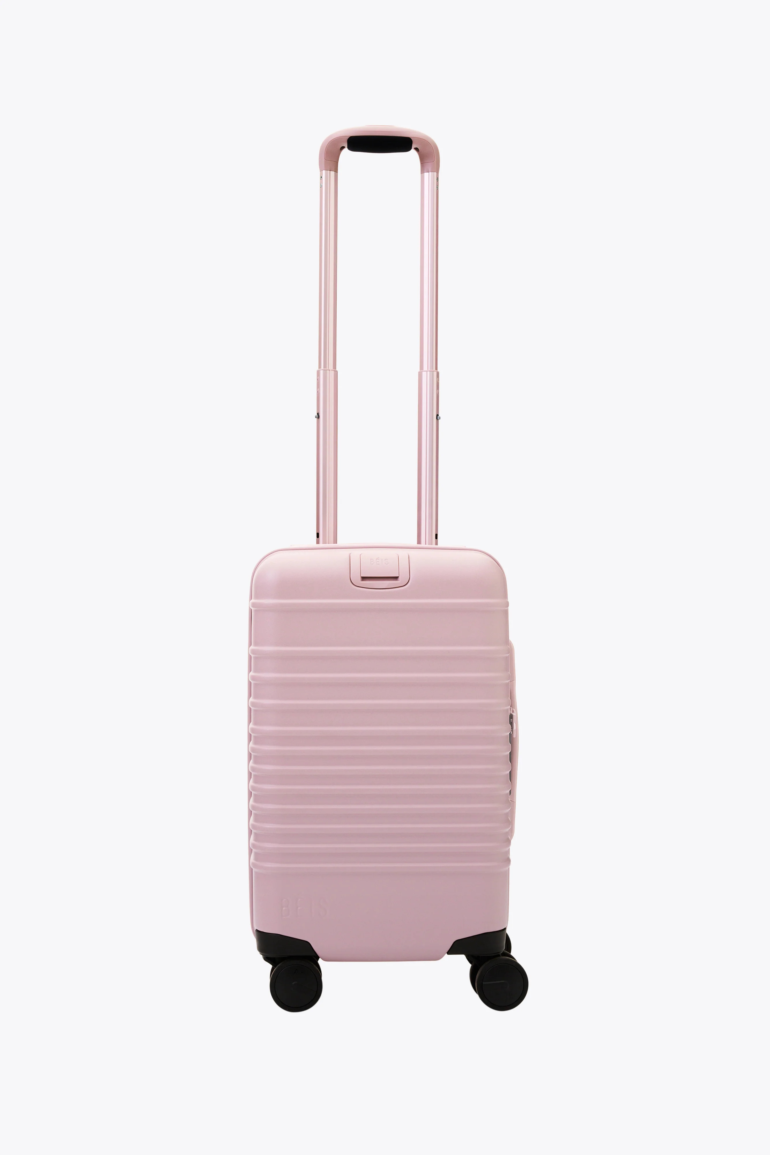 BÉIS 'The Small Carry-On Roller' in Atlas Pink - Pink Small Carry-On Luggage & Lightweight Rolli... | BEIS