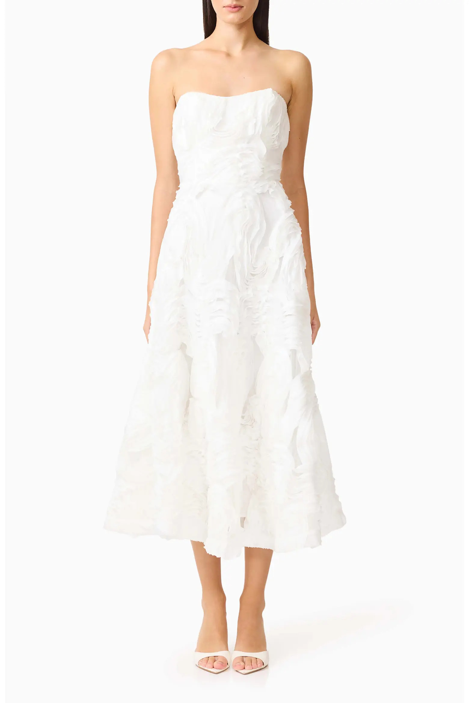 Asha 3-D Lace Strapless Cocktail Dress (Women) | Nordstrom | Nordstrom