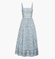 The Margot Dress - Blue Corsica Paisley | Hill House Home US