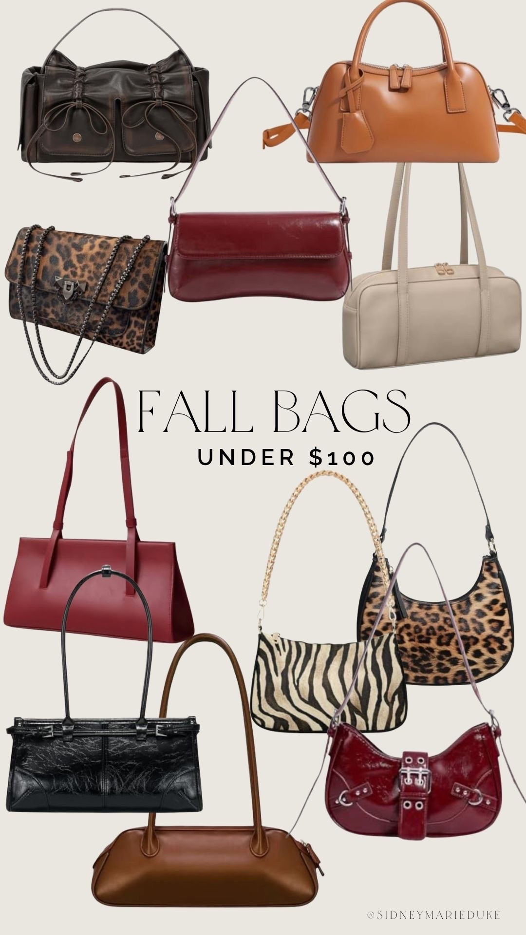 Fall bags under $100 from Amazon! 👜





Fall outfits women, accessories, affordable, seasonal, animal print, zebra, leopard, burgundy, leather, patent, buckle, shoulder bag, sidneymarieduke

#LTKootd #LTKSeasonal