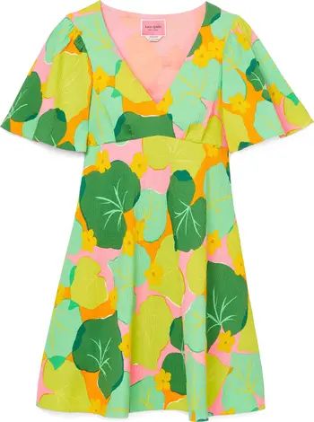 kate spade new york cucumber floral swing dress | Nordstrom | Nordstrom